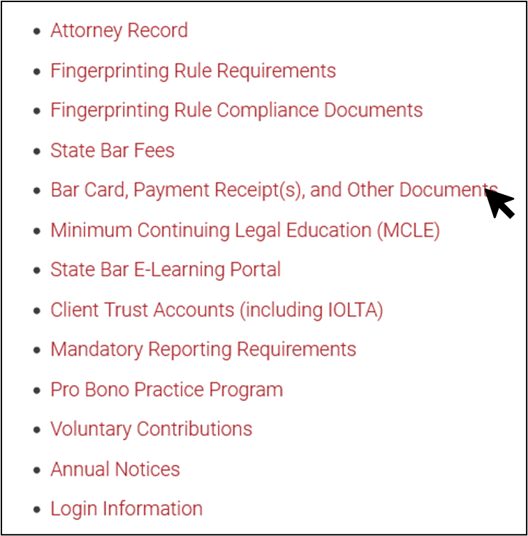Get your bar card